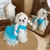 Comfortable Puppy Princess Dress Breathable Thin Puppy Fairy Skirt Dog Summer Clothes  Party