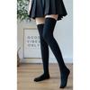 Velvet Tall Extended Version Stockings, Women's Velvet 65CM Knee Socks JK Black Stockings Base