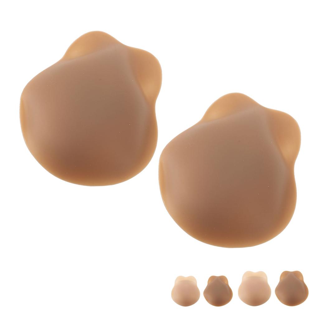 1 Pair Rabbit Ear Shape Silicone Nipple Cover Portable Adhesive Nipple Patch for Women