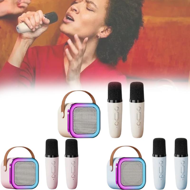 Portable K12 Bluetooth Speaker With Wireless Microphone Ideal For Outdoor Ktv And Home Singing