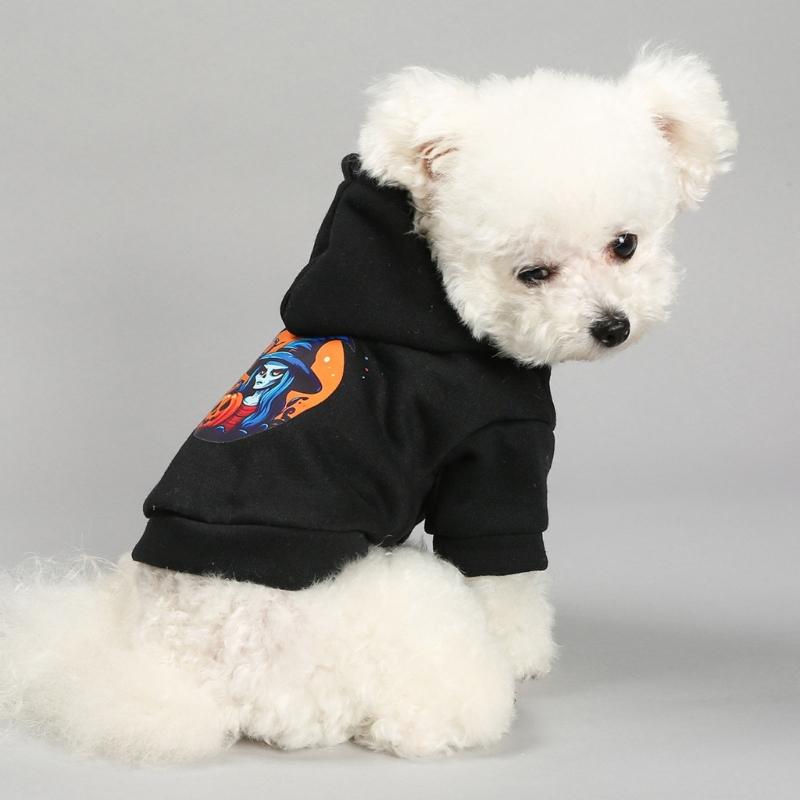 Cat Halloween Costume Hooded Shirt Dog Clothes Photo Props Costume Pet Sweater