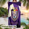 Beach Towel Anderlecht FC Print Custom Name Text Soft Towel for Swimming Pool