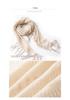 Women's 100% Pure Cashmere Shawl - Autumn/Winter Fashion Tassel Knit Scarf
