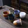 Furnace Brewing Tea Cup Small Teacup Coarse Pottery Tea Cup Creative Teacup Retro Master Cup Ceramic Single Cup