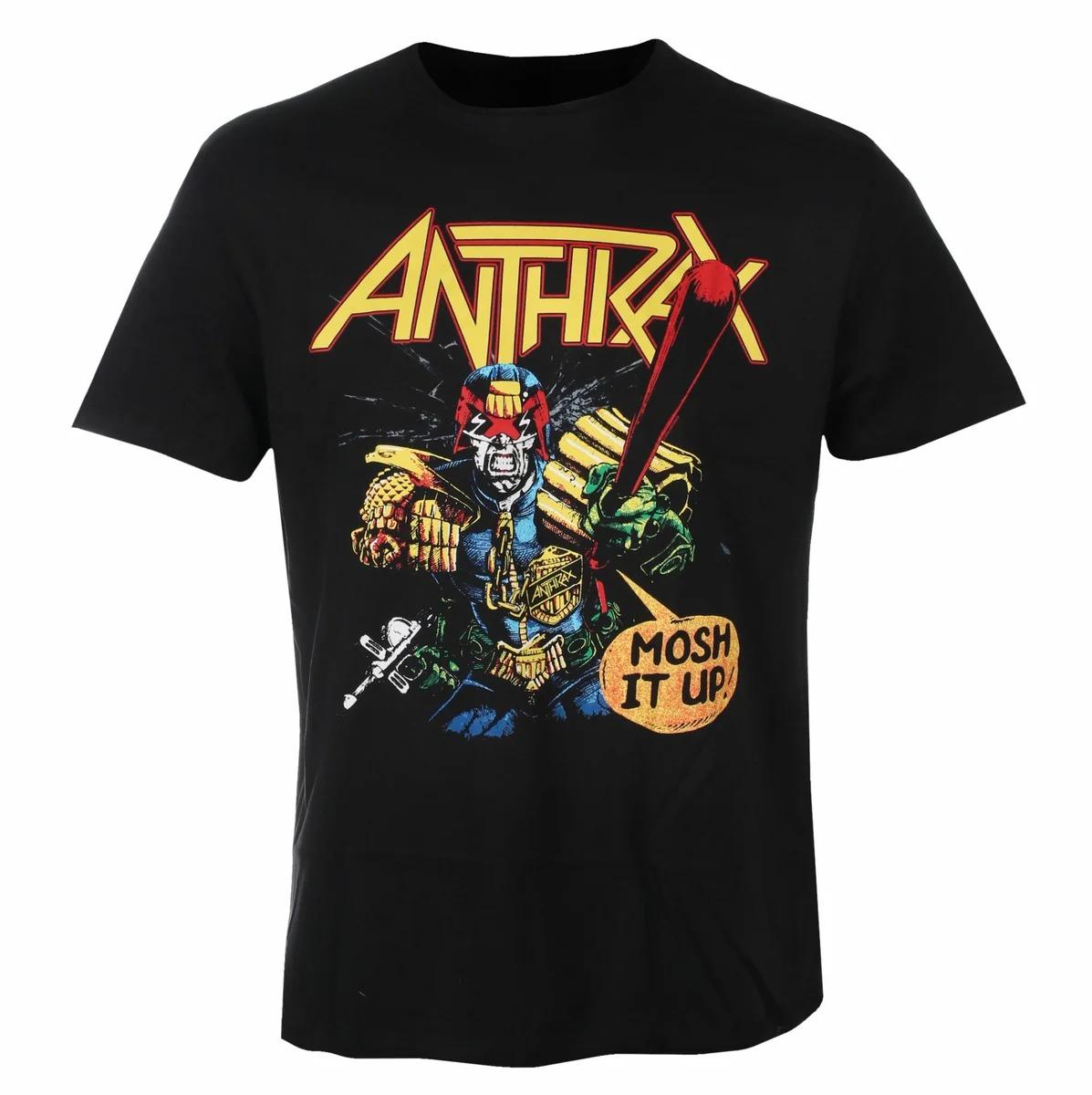 Rare Anthrax Band Graphic Cotton Tshirt Unisex Summer Short Sleeve Fashion Brand Tee Luxury Casual Vintage Retro Top M