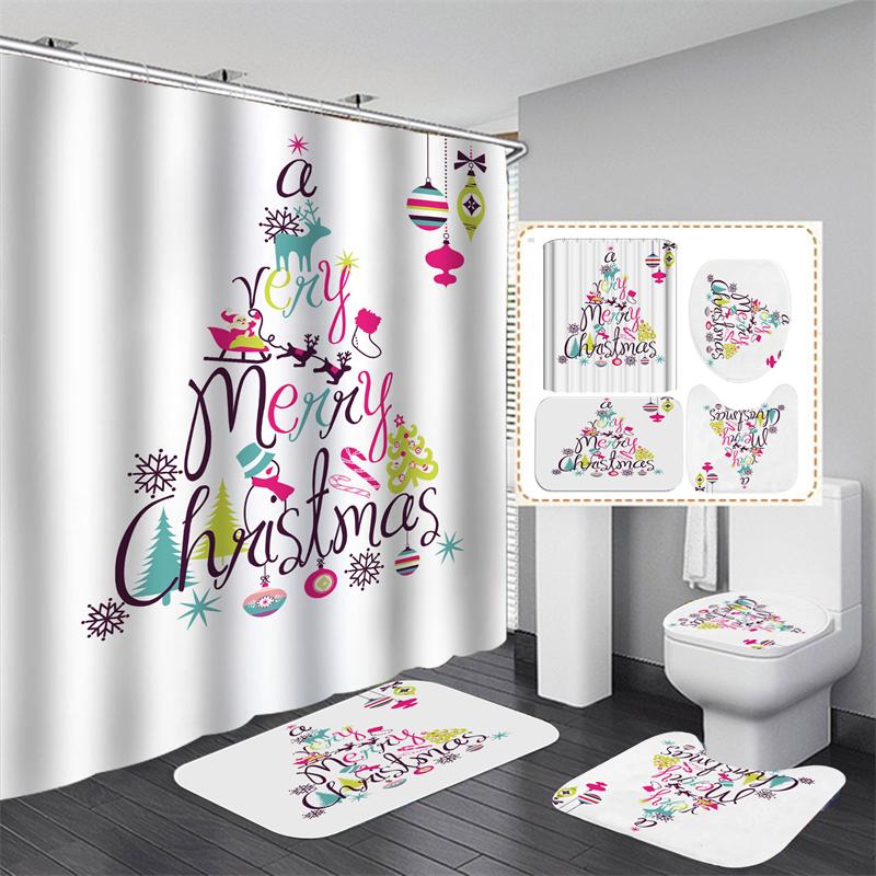 Afroamericano Afro Sexy Chica Negra Mujeres Arte Diseño Arte Graffiti Juego de Cortinas de Ducha para Baño Alfombrillas Alfombras Tapa de Inodoro Poliéster con Ganchos