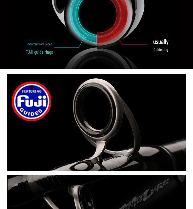 Jintu Xiaoyao Sword XH Thunder Blackfish Lure Rod - Super Hard, Long Cast, Fuji Ring