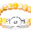 18mm Resin Beads Bangles Snap Button Bracelets Jewelry Making Kit Gifts 23cm