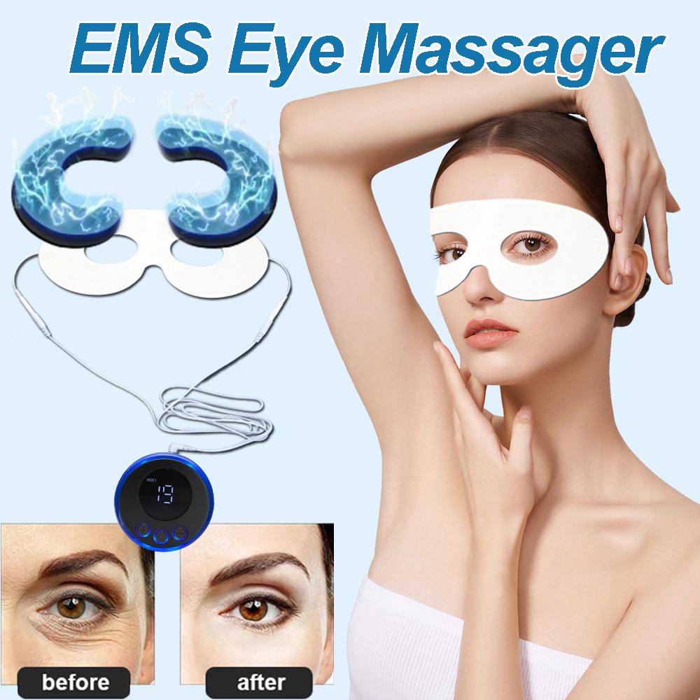 EMS Eye Massage Complexion Lift & Firming Antiaging-Wrinkle Eye Lines Microcurrent Massager Spa Skin Care Home Appliances