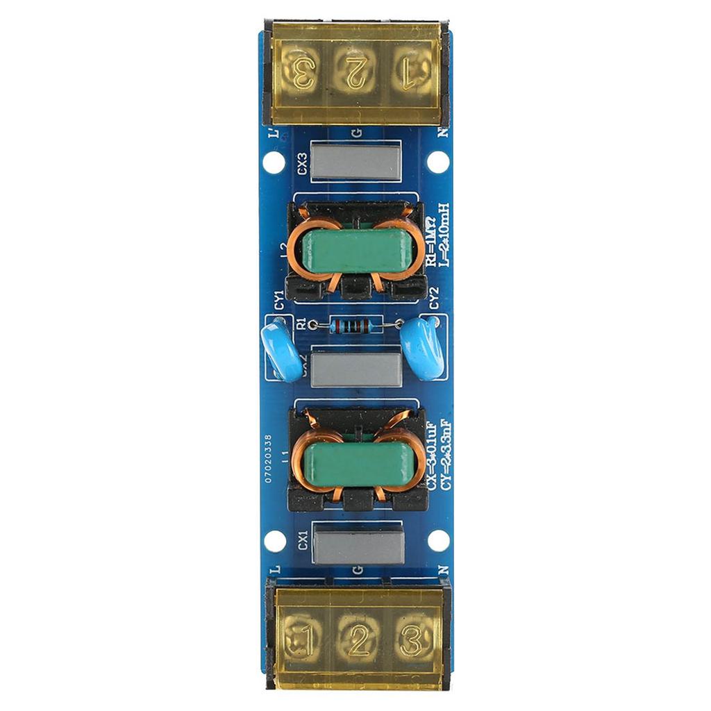 EMI High Frequency Two Stage Power Low Pass Filter Board For Power Supply (25A)