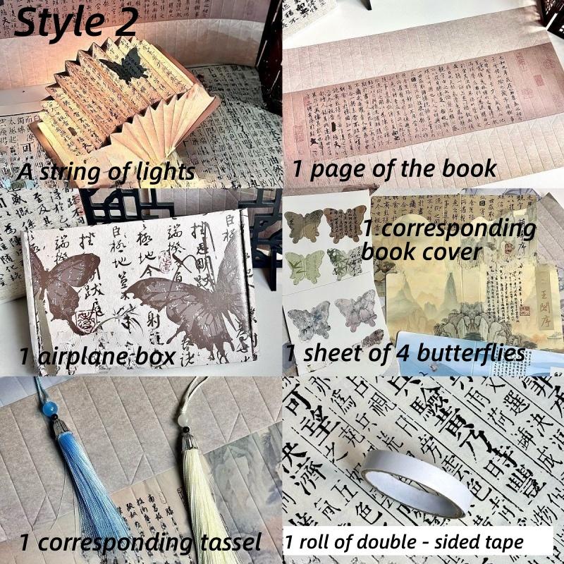 

DIY Fan Shaped Book Light Home Bedhead Decoration Small Night Light Cartoon Book Folding Night Light Student Couple Gift