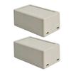 1/2pcs Waterproof Dustproof Project Box ABS Plastic Enclosure Housing Instrument Case