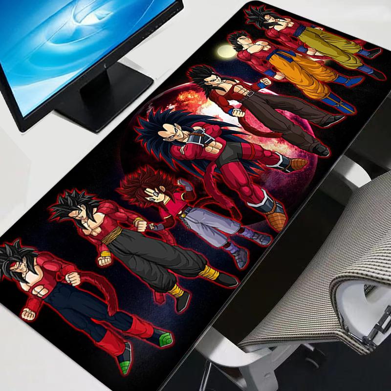 Mouse Pad Gaming Accessories Keyboard Desk Mat Gabinete Gamer Rug Carpet Mousepad Dragon Balls Vegeta And Goku Mouse Mats Gift
