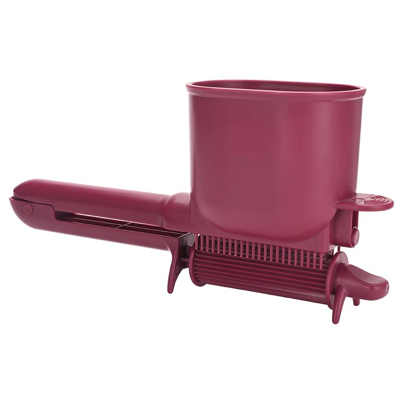 1Pcs Professional Hair Dyeing Tool 2-In-1 Automatic Roller Comb With Smooth Brush Dye Salon Hair Care Plastic Salon Hairdressing