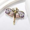 Exquisite Angel Brooches For Women Girls  Butterfly Wings Girl Pins Versatile Shiny Corsage Clothing Accessories Gifts
