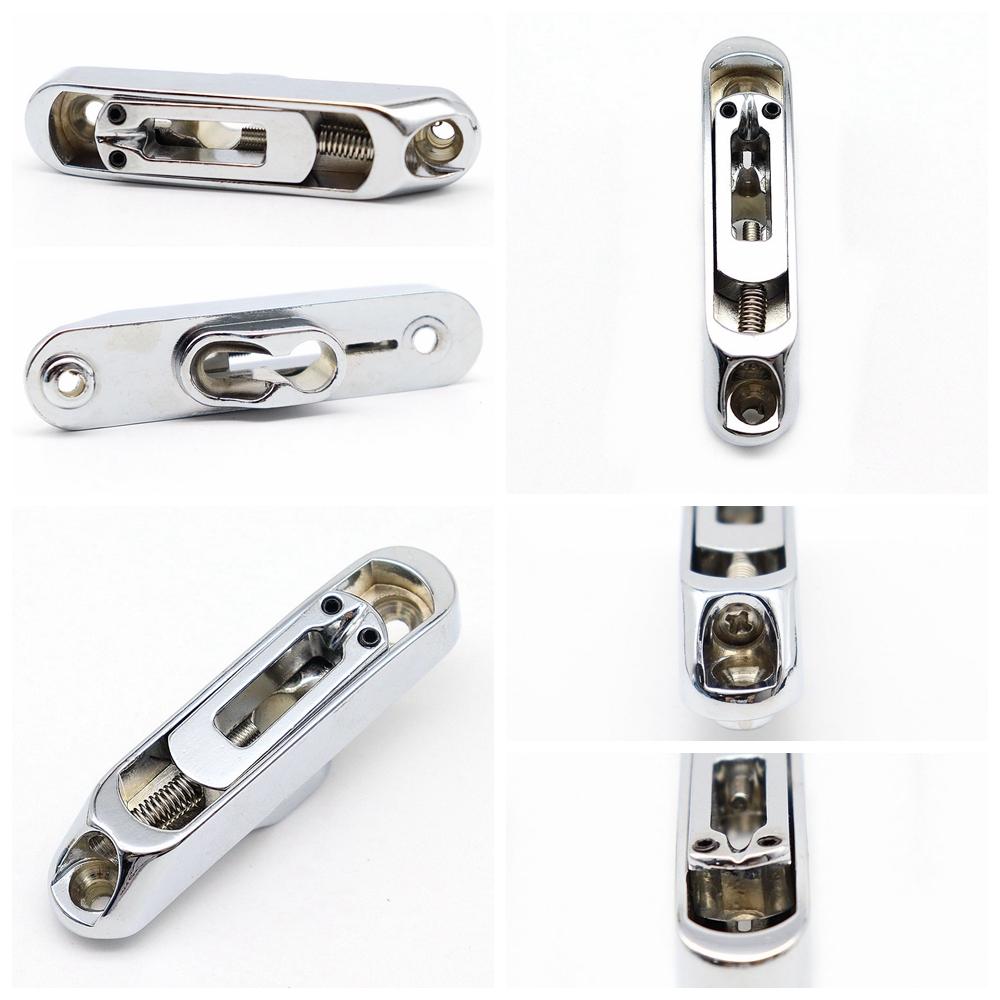 5 Pcs Guitar Bridge Sadlles Single Individual Bridge Saddles Tailpiece Set for 5 String Electric Guitar Parts