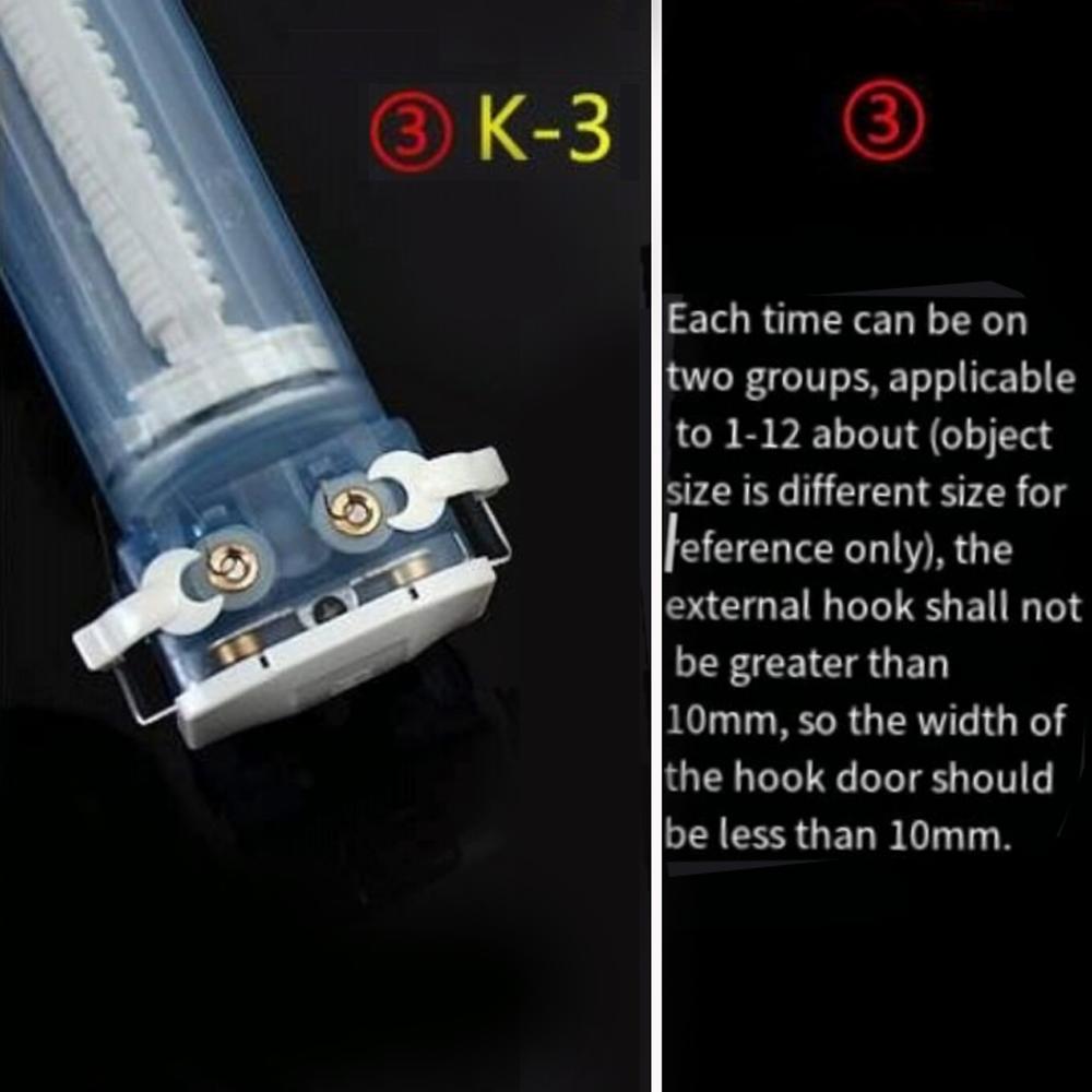 Quick Shaping On Baits Automatic Clip Bait Device K1 K2 K3 Fishing Auxiliary Tool Portable ABS Magnetic Gear for Hooks Tackle