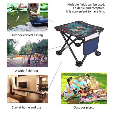 Compact Outdoor Folding Stool Lightweight Little Chair Portable Camping Stool Foot Rest Comfortable Stool Easy To Carry