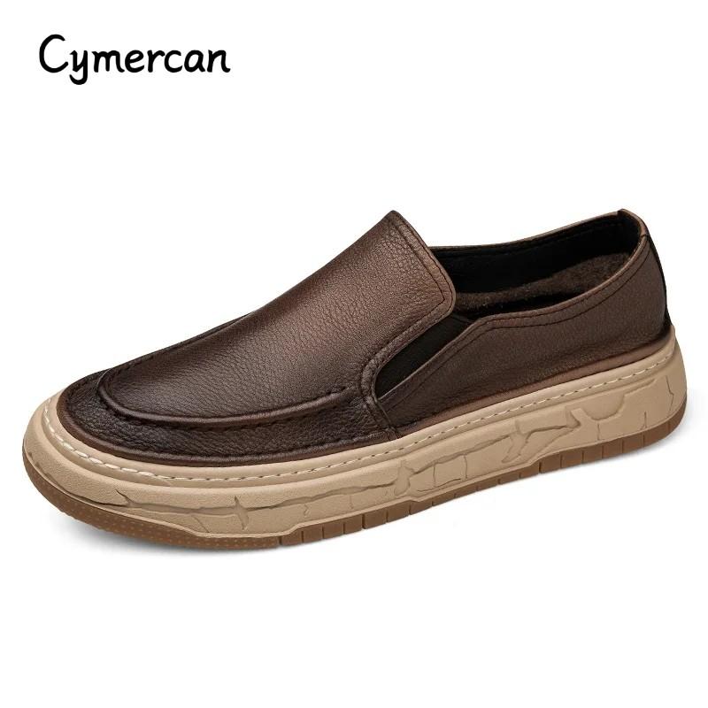 New Genuine Leather Mens Shoes 2024 Business Formal Shoes Designer Casual Shoes for Men Comfy Men Dress Loafers Driving Mocassin