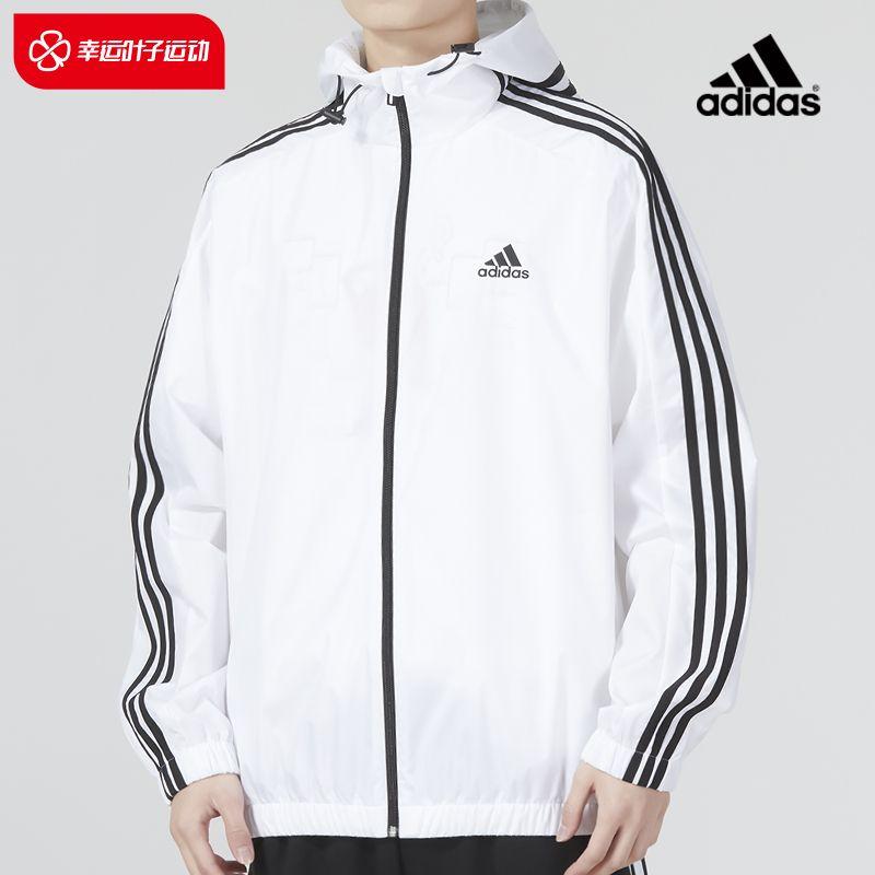 

Мужская белая куртка с капюшоном White/Black 185/104A/XL