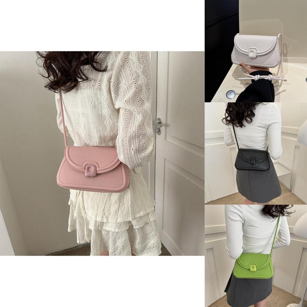 Sleek And Fashion-forward Mini Shoulder Bag For Women Featuring A Unique Square Shape And Soft Material