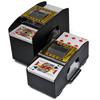 Electric Plastic Card Shuffler 1 2 Deck Automatic Dealer Casino Game Accessory