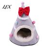 Cozy Winter Pet Bed Christmas Tree Cat Bed, Plush Cave with Removable Cushion, Non-slip House for Home Bottom, Indoor Cats Kittens Holiday Decoration