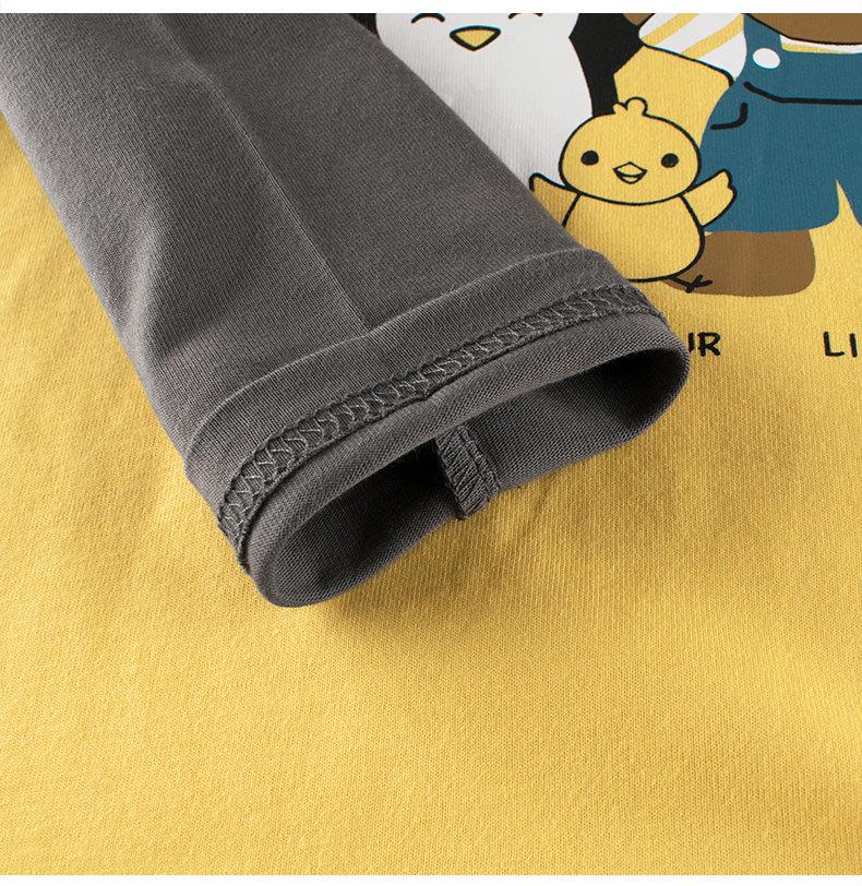 27kids Boys' Spring 2025 Long-Sleeve Base Layer T-Shirt