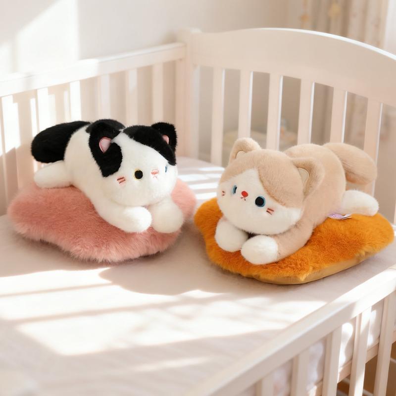 25Cm Cute Cat Plush Toy Pet Kitten Plush Doll High Quality Exquisite Cat Soft Comfortable Pillow Birthday Gift