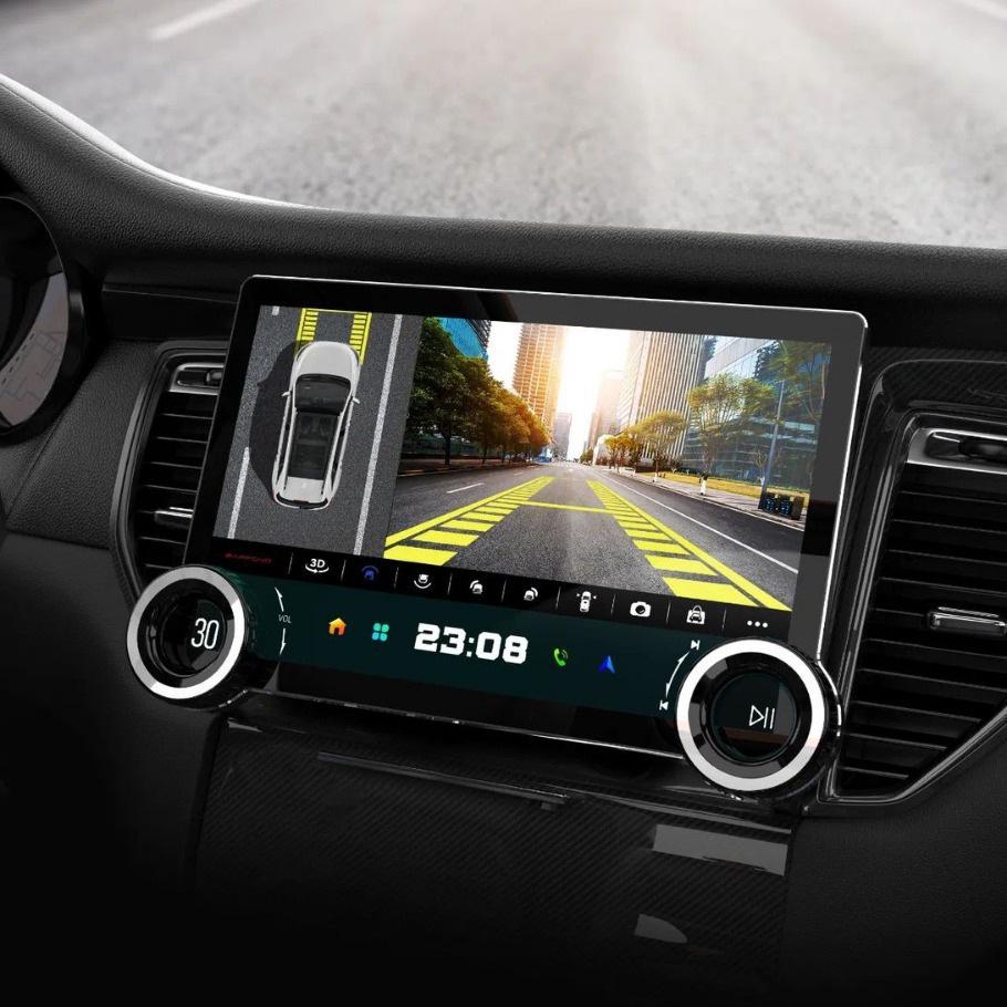 Dingwei TS18 10-inch 4G Wireless CarPlay Android Navigation System with Universal Knob Control