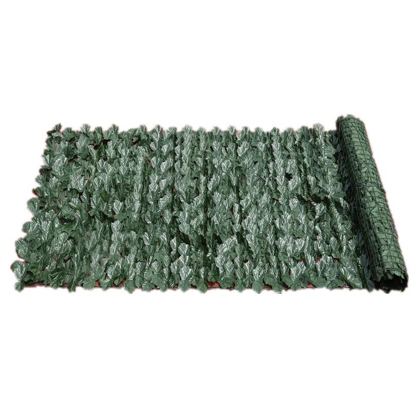 Plastic Simulation Fence Net Leaf Balcony Fence Simulation Plant Rattan Courtyard Decoration Artificial Fence Guardrail