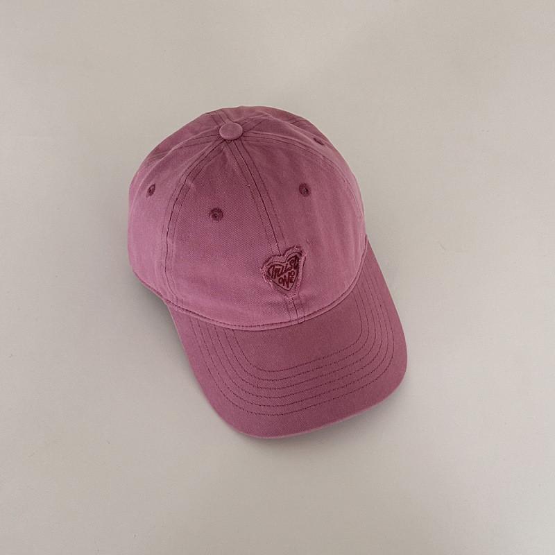 Cotton Baseball Cap For Women With Sun Protection And Letter Embroidery For Casual Summer Wear