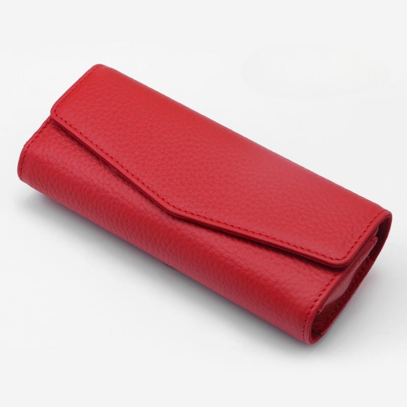 Car Sun Visor Sunglasses Case Hanger Fastener Top layer Cowhide Eyeglasses Holder Card Ticket Storage Box Accessories