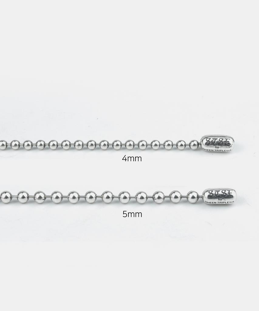 Sheen666 Ball Chain Silver Bracelet 6Mm