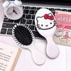 Cute KT Cat Mini Air Cushion Travel Comb for Girls - Portable Cartoon Massage Brush