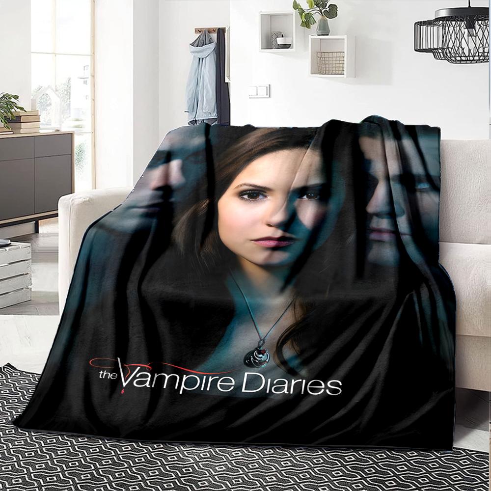 1pc The Vampire Diaries3 Blanket, Gift, for Men and Women, Soft Blanket, Good for Sofa Bed Couch Travel, Lightweight Flannel Blanket