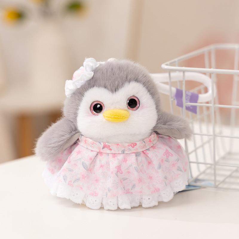 Penguin Plush Toy With Bowtie For Kids Cute Animal Stuffed Doll Gift For Children