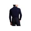 Polo Ralph Lauren Logo Print Pullover Straight Long Sleeve Polo Shirt Men Tops Blue 710946001-001