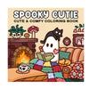 Halloween Coloring Book Cute Coloring Book Featuring Adorable Creepy Creatures Painting Toys for Relaxation and Stress Relieving