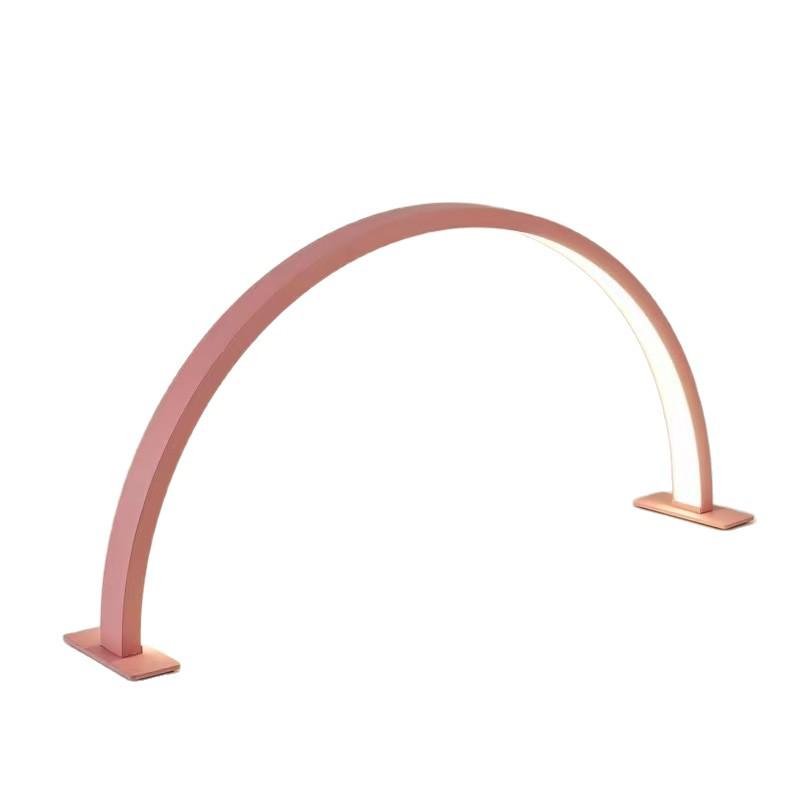 LED Half-Moon Nail Lamp: Curved Eye-Protection Light for Beauty Salons