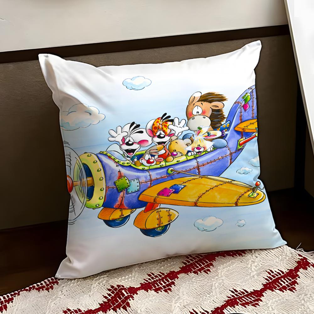 Cartoon DDiddl Cushion Cover Reversible Soft Durable Pillow Cover Home  Car MultiScene Use for Daily Comfort