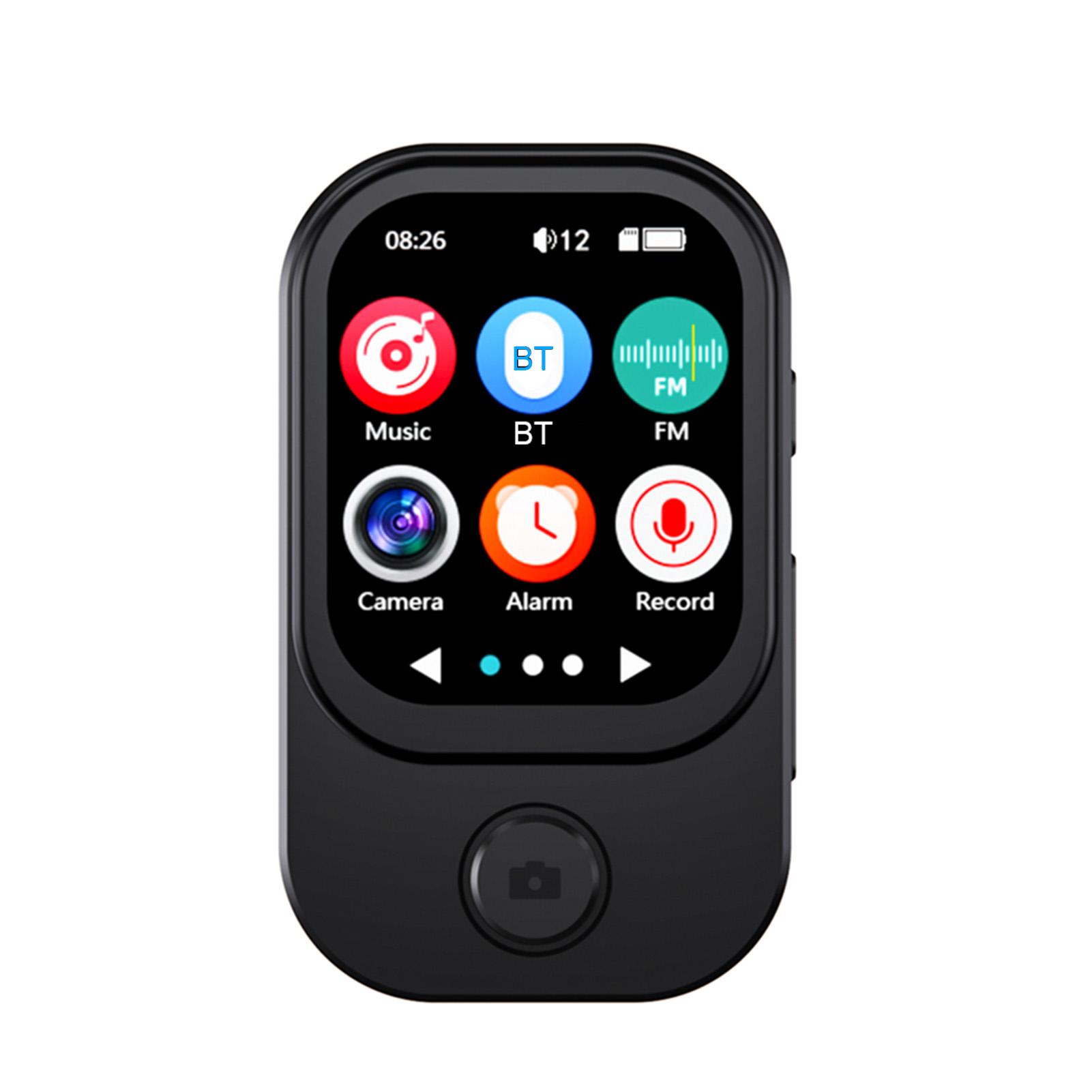 

MP3-плеер с камерой 2,01-дюймовый сенсорный экран металлическая рамка портативный многофункциональный 128G black