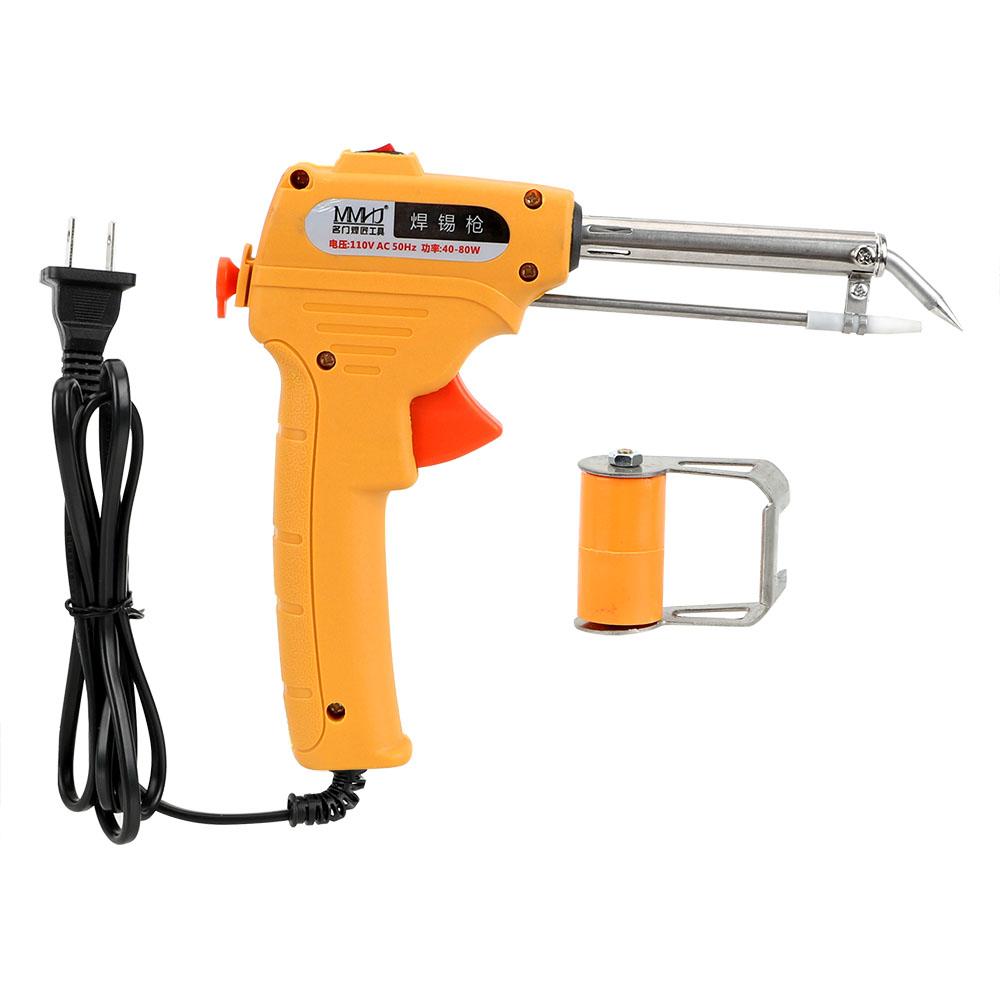 DIYWORK 110V/220V 60W Tin Soldering Iron Automatic Send Tin Gun Pump Welding Tool Handheld EU/US Plug Electric Soldering Iron