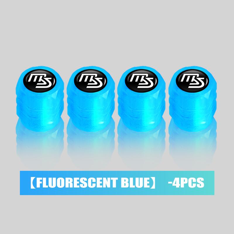 Car Wheel Luminous Valve Caps Night Glowing Tire Decoration Stem Cove Accessories For Mazda CX-3 CX-4 CX-5 CX-7 CX-9 Axela Demio