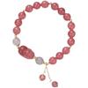 Crystal Pixiu Strawberry Crystal Tassel Bracelet Fashionable Commuting Gift Bracelet for Best Friend or Girlfriend's Birthday