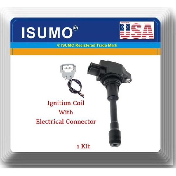 Ignition Coil W/Connector Fit:OEM#22448-ED000 Infiniti Nissan L4 V6 V8 2009-