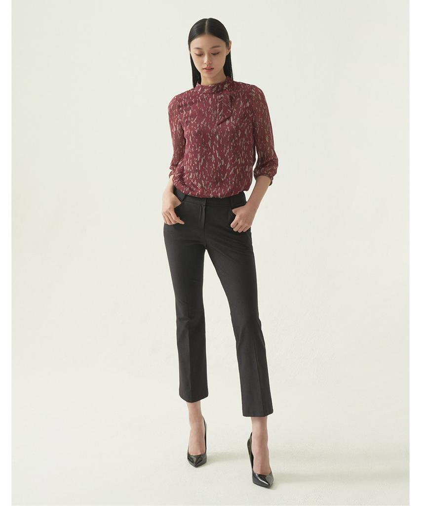 OLIVIALAUREN Melange Bootcut Pants_Vopdlxf8121