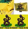 Don't Tread On Me Schlangenflagge Polyester Material Gadsden Flagge Für Unabhängigkeitstag Feiern