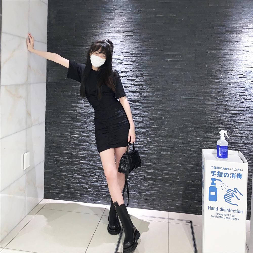 ~ Thick-soled Martin Boots Women's Medium Boots Locomotive Boots Chelsea Short Knight Boots Women's Boots Short Boots