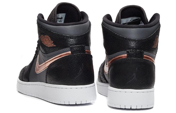 Jordan 1 Retro High GS Black Metallic Red Bronze 705300-006